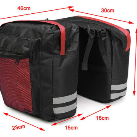 Grandes Bolsas Laterais Resistentes À Água Com Cesto Duplo - Imagem 7