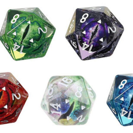 D20 Resin Dice Cristal Poliédrico Placa De Mesa De Dados De - Imagem 3