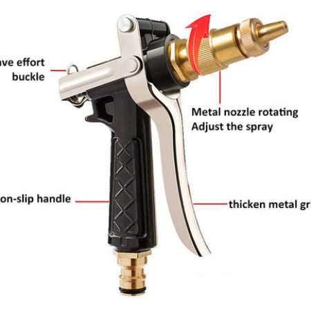 Pistola De Água De Lavagem De Carro De Alta Pressão Jogo De - Imagem 4