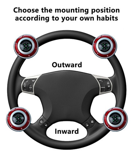 Volante Automotivo Booster Steering Wheel Knob Multif - Imagem 11