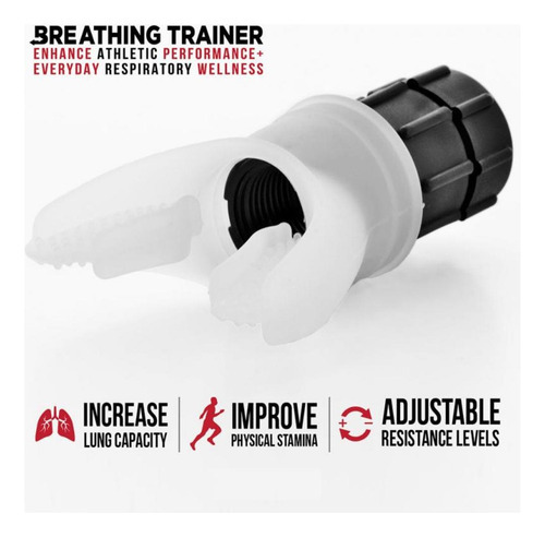 Safe Lung Fitness Trainer Silicone Antiferrugem Respiration - Imagem 5