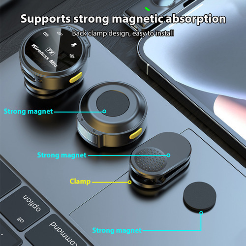 Microfone De Lapela Móvel Para Reprodução E Transmissão Ao V - Imagem 6