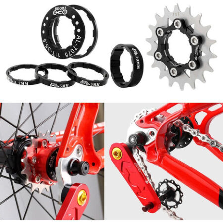 Espaçadores Leves De Cassete De Velocidade Única 18t, Fixie - Imagem 3
