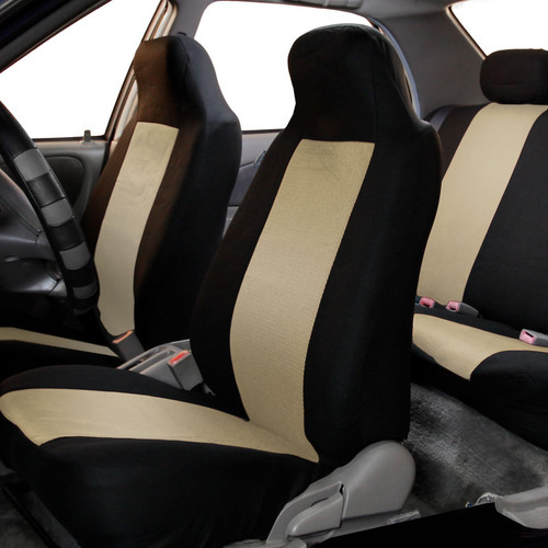 Fh Grupo Automotivo Capas De Assento De Carro Bege Bancos Di - Imagem 2