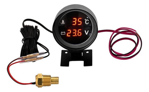 Voltímetro +marcador De Temperatura Automotivo Carro Caminhã - Imagem 7