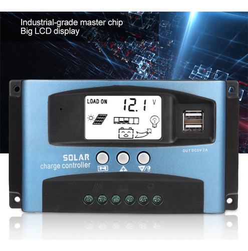 Carregador De Bateria Solar Mppt 100a Controlador De Carga D - Imagem 10
