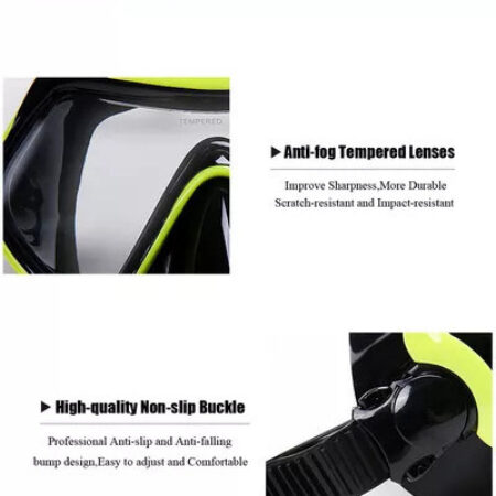 Nuevo Conjunto De Máscaras Black Xxg De Mergulho - Imagem 8