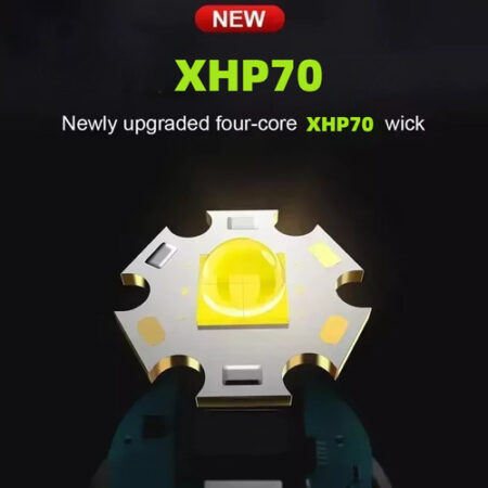Lanterna De Banco De Energia Led Poderosa Xhp70 De Alto Bril - Imagem 9