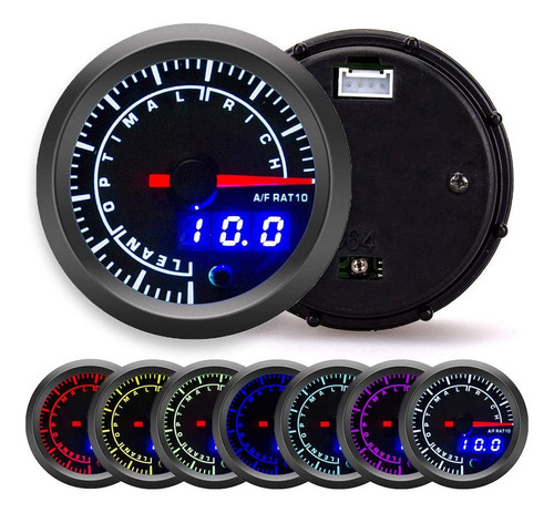 Instrumento Automotivo Universal Air Fuel Ratio Gauge Pointe - Imagem 8