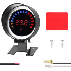 Instrumento Automotivo Digital Car Temperature Led 0-120 Fun