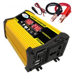  Inversor 4000w Modificado Dc12volt Usb Dual Led Auto .