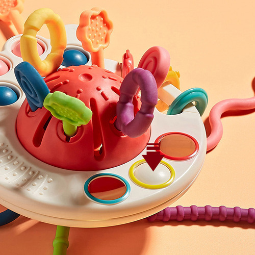 I P(r) Brinquedo De Chocalho Sensorial Em Forma De Polvo - Imagem 9