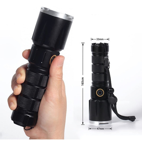 Lanternas Recarregáveis Táticas Super Bright 9000 Lumen - Imagem 5