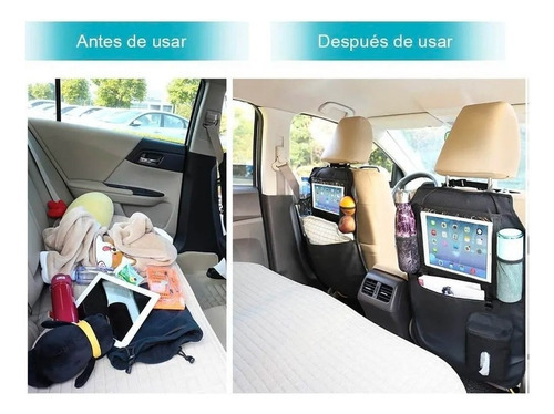 2 Suporte Bolsa Organizador Carro Tablet Automotivo Encosto - Imagem 7