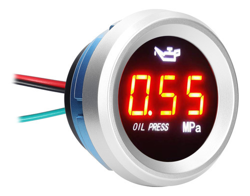 Medidor De Pressão De Óleo Digital Com Sensor De Alarme 0-1.