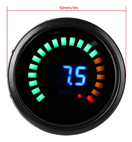 Medidor De Vácuo Automotivo 12v, Balança Digital Led De 2 - Imagem 8