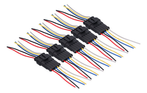 Conector De Fio Automotivo 5 Peças Way Car Electrical Imperm - Imagem 2