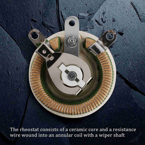 Potenciômetro Cerâmico De 50w 10 Ohm, Resistor De Pote Cônic - Imagem 8