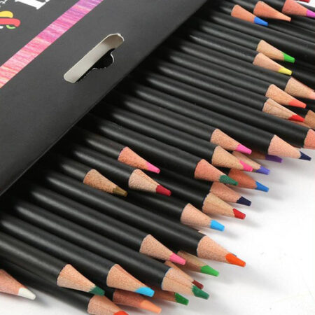 M 72 Lápis De Cor À Base De Óleo Para Artesanato Pincel - Imagem 9