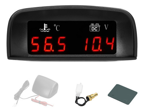 Instrumento Automotivo Universal 1 2 Car Temperature Digital