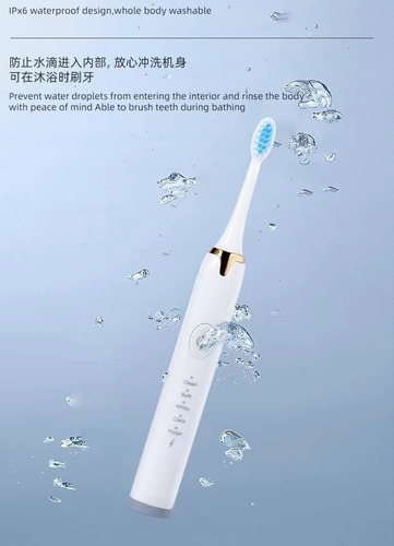 Escova De Dentes Elétrica Giratória Para Adultos Carregando - Imagem 5