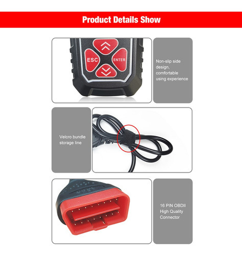 Konnwei Kw309 Universal Car Scanner Profissional Automotivo - Imagem 9