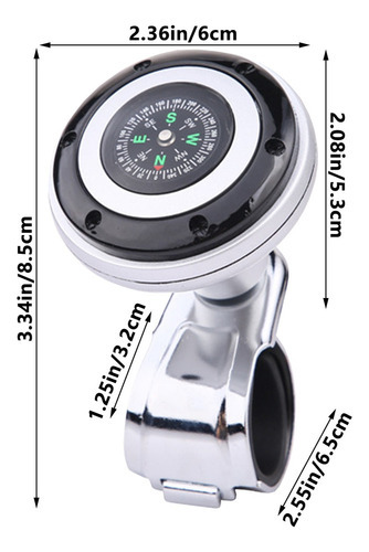 Volante Automotivo Booster Steering Wheel Knob Multif - Imagem 3