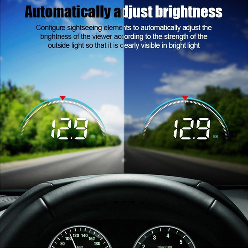 Projetor De Vidro Automotivo Velocímetro Digital Hud - Imagem 10