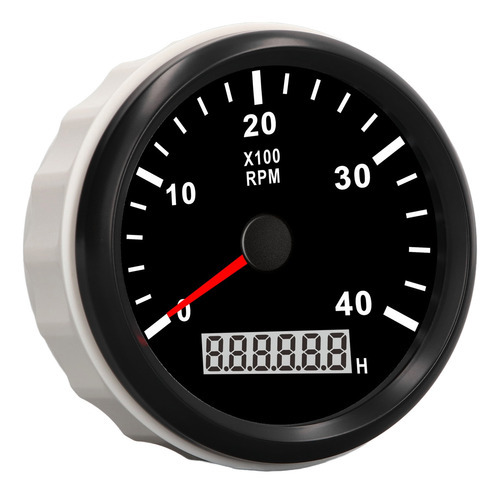 Tacômetro Automotivo 85mm 04000 Rpm Motor 0.099999.9h Hou - Imagem 8