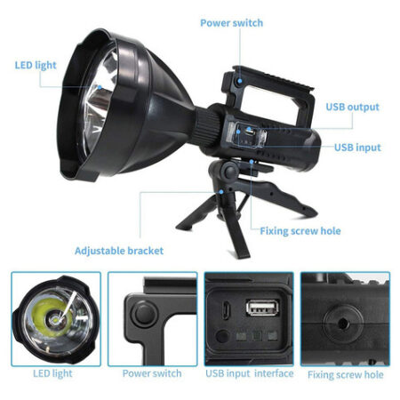 Lanternas Led Holofote 90000 Lumens - Imagem 2