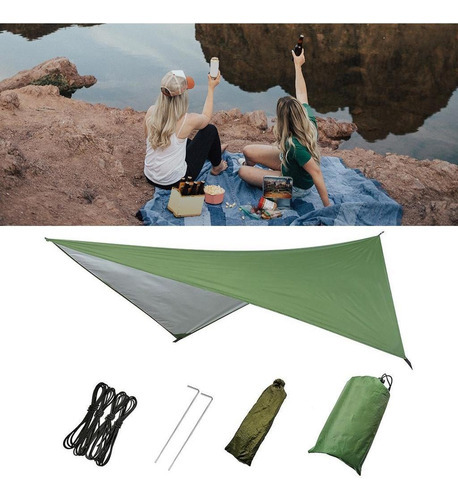 - Tenda Resistente Lona Rede Capa Chuva Fly Area 3.22cm² - Imagem 5