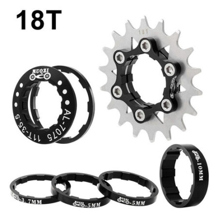 Espaçadores Leves De Cassete De Velocidade Única 18t, Fixie - Imagem 8