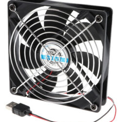 Silencioso 120mm Usb Cooling Fan Para Router Receiver Dvr