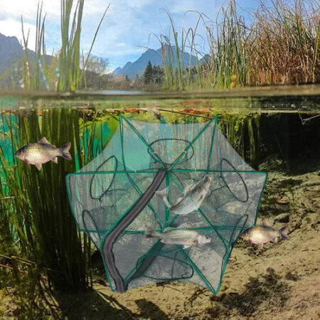 Armadilha De Dobrável Armadilhas Para Peixes Para Rede De Do - Imagem 2