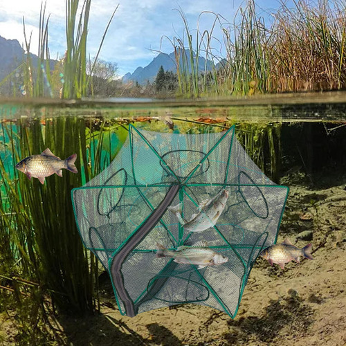Armadilha De Dobrável Armadilhas Para Peixes Para Rede De Do - Imagem 2