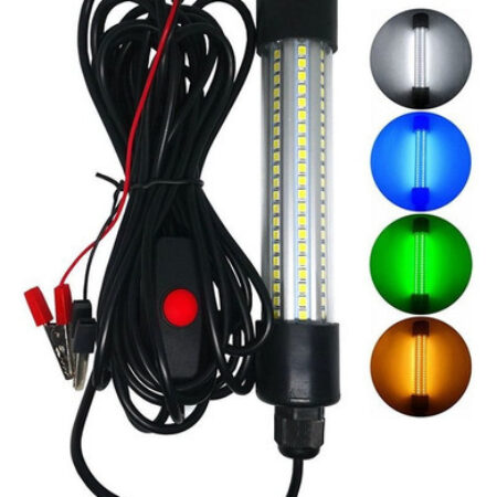 Luz De Pesca: Lâmpada De Armadilha Para Peixes Led, Submersi - Imagem 8