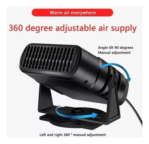 Mini Aquecedor De Ar Condicionado Automotivo Portátil 12v / - Imagem 4
