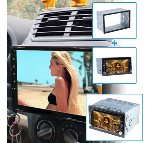 Estrutura Universal Para Instalação De Rádio Automotivo 2 - Imagem 4