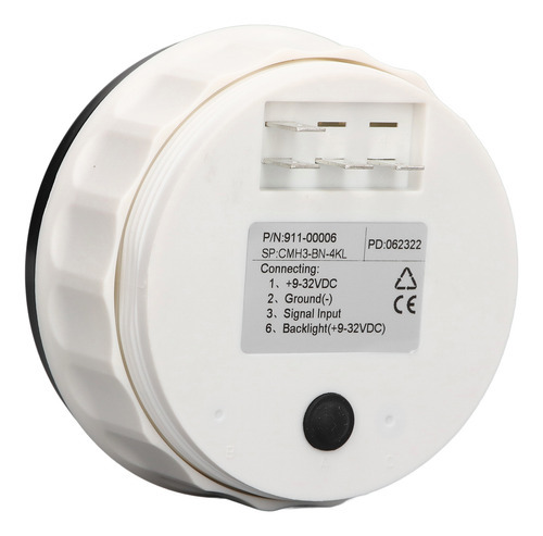 Tacômetro Automotivo 85mm 04000 Rpm Motor 0.099999.9h Hou - Imagem 7