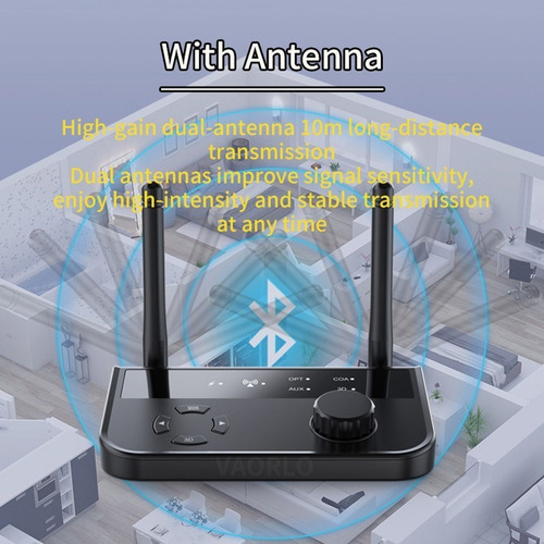 . Adaptador Coaxial Óptico Do Receptor De Áudio Bluetooth - Imagem 8