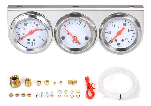 Voltímetro De Instrumento Automotivo, Pressão Manométrica Tr