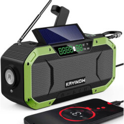 Rádio Meteorológico De Emergência Noaa 5000 Mah Com Alto-fal