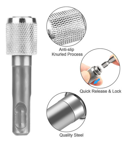 5 Unidades De Adaptador Sds- Drill Chuck, Adaptador Sds Bit - Imagem 2