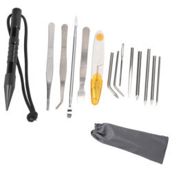 14 Pçs/set Paracord Agulhas Ferramenta De Tricô Paracord Cos