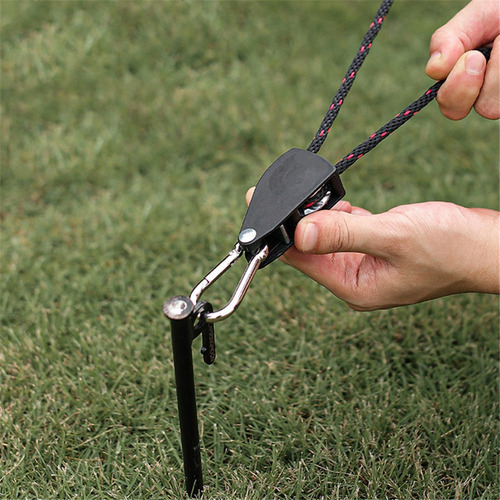 Polia Ajustável De Tensor De Corda De Vento De Tenda De 4 Pe - Imagem 2