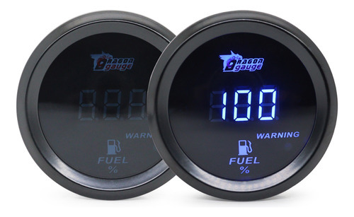 Instrumento De Carro Ohms Led/vermelho Azul 12v 2 Polegadas - Imagem 3
