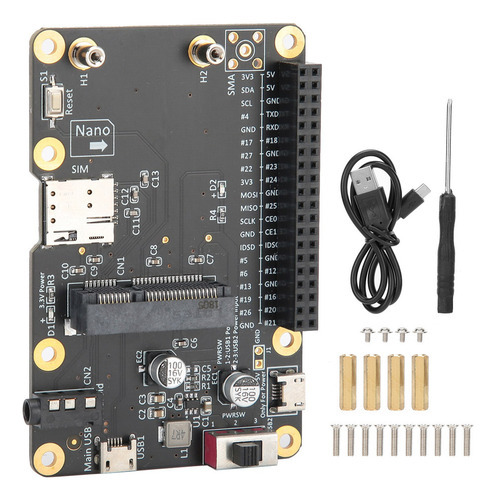Chapéu Base 3g/4g Lte Para Computador De Módulo Raspberry Pi