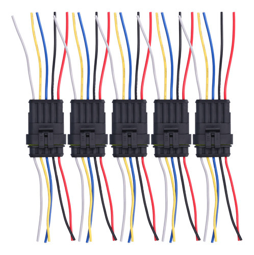 Conector De Fio Automotivo 5 Peças Way Car Electrical Imperm
