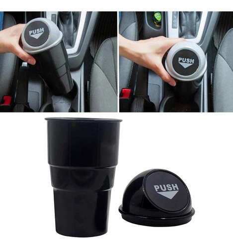 Suporte De Copo Automotivo Para Veículos, Lata De Lixo Peque - Imagem 9