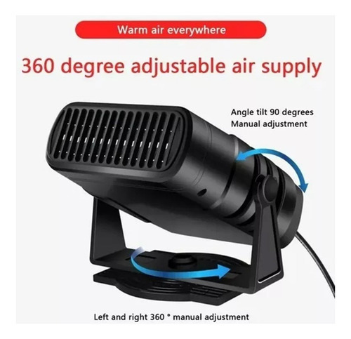 Mini Aquecedor De Ar Condicionado Automotivo Portátil 12v - Imagem 4